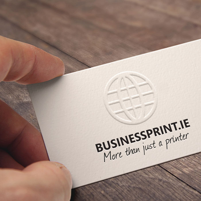 Business Card Embossed