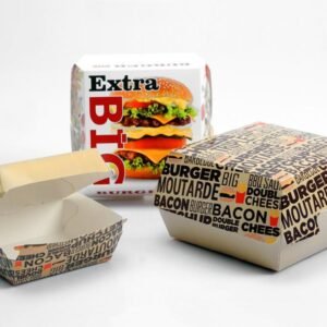 burger box in buxboard